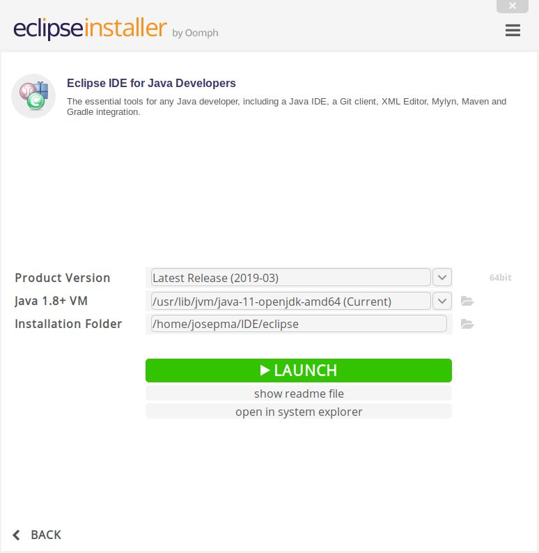 eclipse ide for java developers for mac